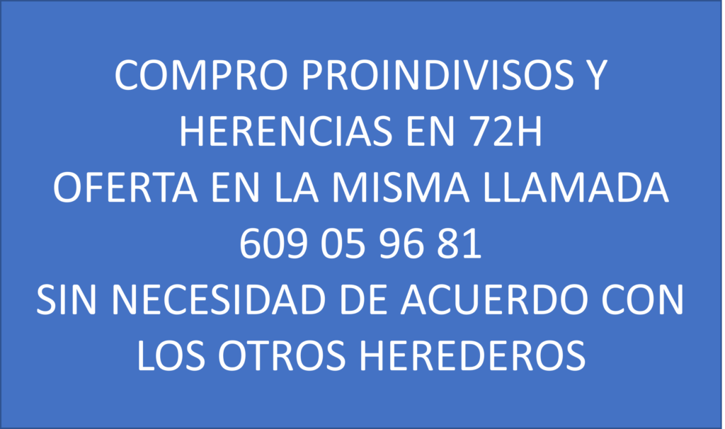 Vender Proindiviso opiniones Aviso legal